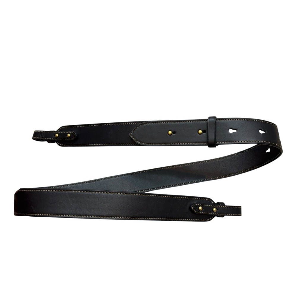 Brand new without Tags Black Leather Banjo Strap Adjustable‎